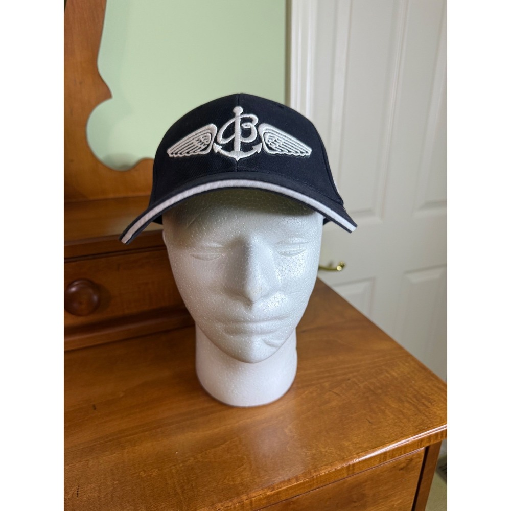 Breitling wings logo hat cap Swiss watch dealer promo limited navy embroidered
